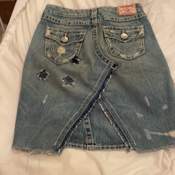 True religion hippy Jean skirt. Rare find - Picture 2 of 2